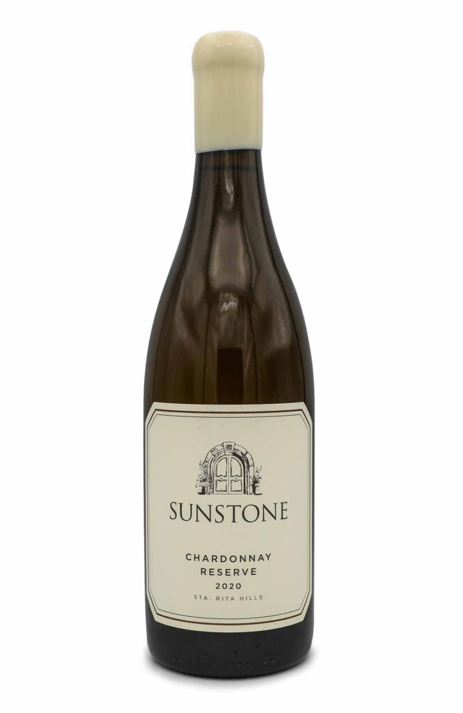 Sunstone 2020 Reserve Chardonnay bottle