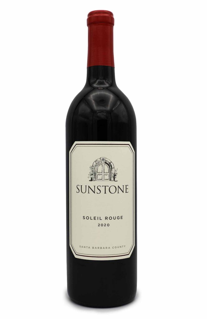 Bottle of Sunstone 2020 Soleil Rouge