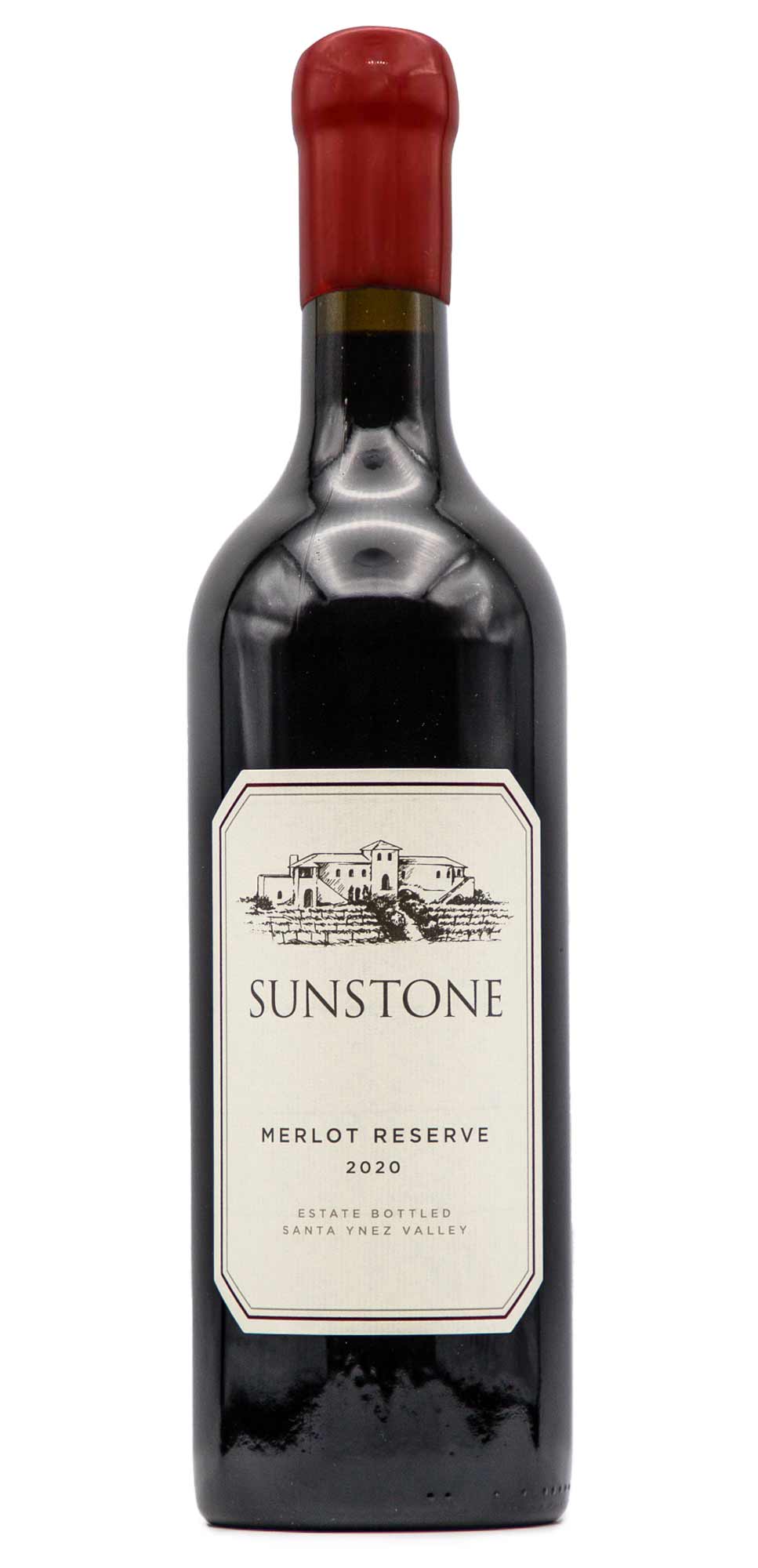 Bottle of Sunstone 2020 Merlot Reserve, Estate