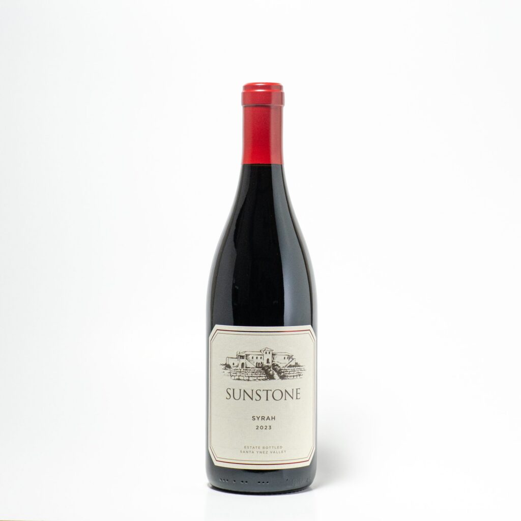Bottle of Sunstone 2023 Syrah, Estate