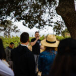 A photograph from STOMP 2022, Sunstone’s annual harvest celebration