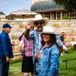 A photograph from STOMP 2022, Sunstone’s annual harvest celebration