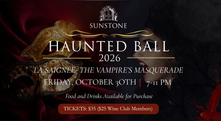 Haunted Ball: La Saignée masquerade event artwork