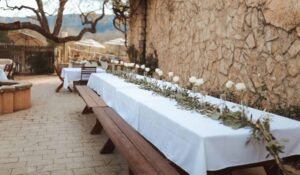 Lavender Court event space at Sunstone Winery